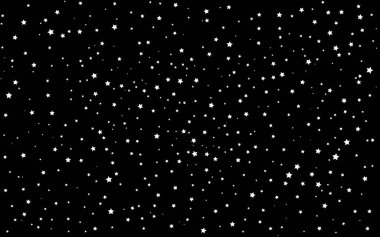 Beyaz Siyah uzayda yıldız