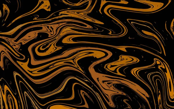 Texture liquida astratta, fondo in marmo dorato — Vettoriale Stock