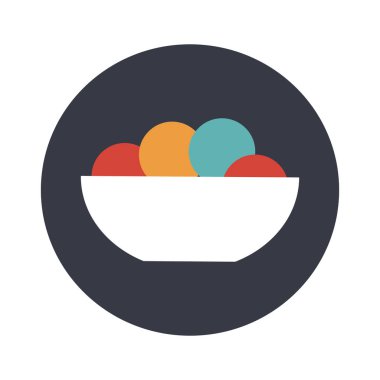 Dondurma renk topları Komposto Kasesi