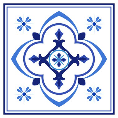 Azulejos Portekiz geleneksel süs taşı