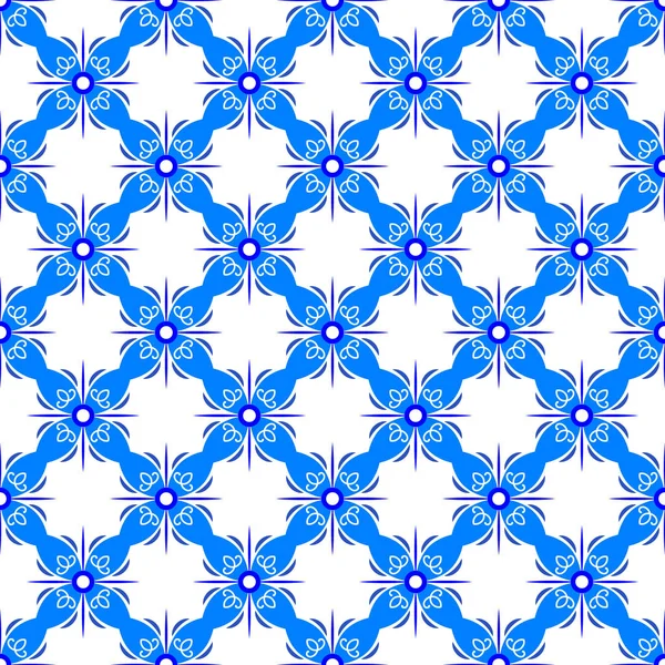 Azulejos azulejos tradicionais portugueses — Vetor de Stock