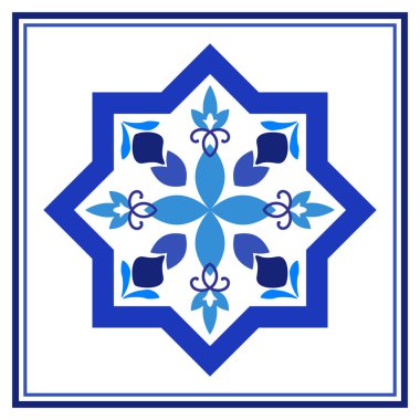 Azulejos Portekiz geleneksel süs taşı