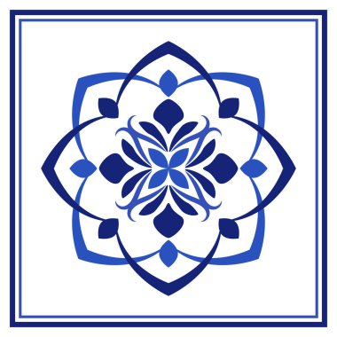 Azulejos Portekiz geleneksel süs taşı