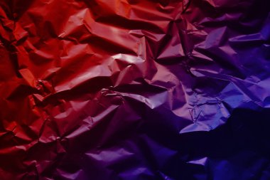 Renk buruşuk kağıt yakın çekim doku. Metalik Parlatıcı.
