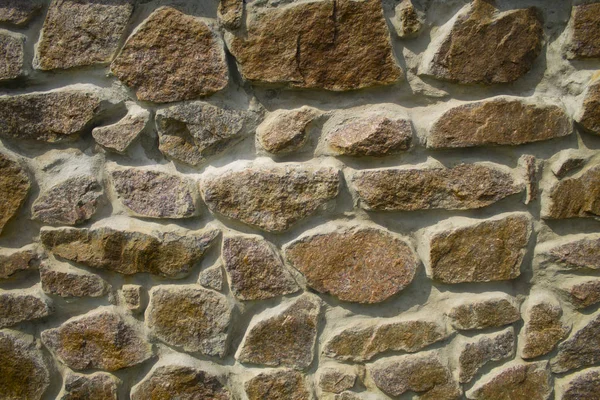 Textura Una Vieja Pared Piedra Primer Plano — Foto de Stock