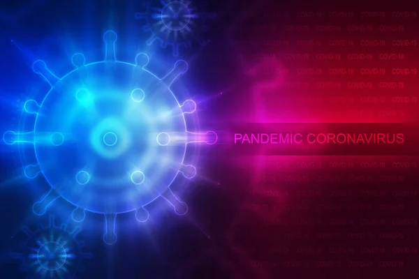 Leerer Abstrakter Hintergrund Zum Thema Der Covind Coronavirus Pandemie — Stockfoto