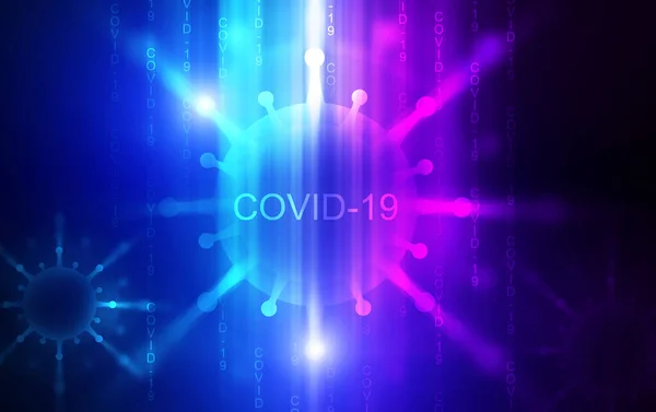 Empty Abstract Background Theme Covind Coronavirus Pandemic — Stock Photo, Image