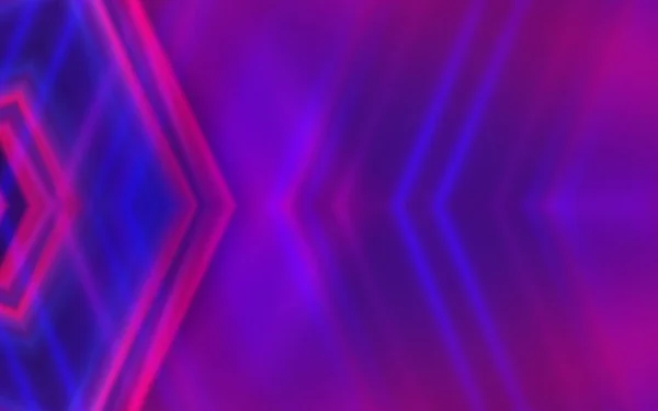 Абстрактний Темний Фон Блакитним Рожевим Неоновим Сяйвом Неонові Лінії Світла — стокове фото