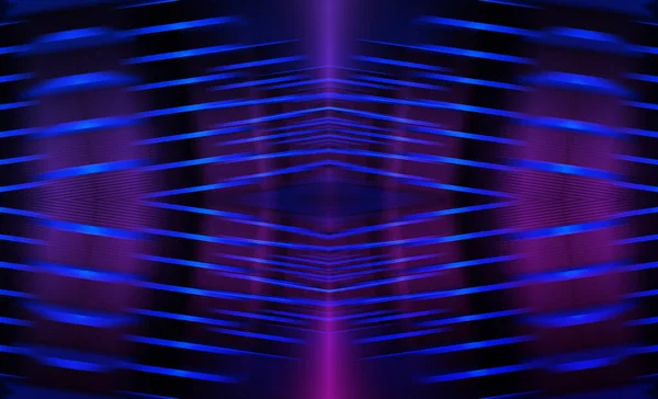 Dark Abstract Futuristic Background Neon Lines Glow Neon Lines Shapes — Stock Photo, Image