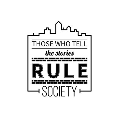 Tipografik poster aforizma ile 