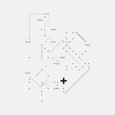 Karmaşık tasarım öğesi aksaklık tarzı beyaz arka plan üzerinde. Baskı, poster ve kapakları için yararlı.