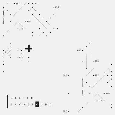 Aksaklık metin arka plan basit tasarım öğeleri ile. Posterler ve kapaklar için yararlı