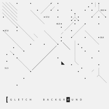 Aksaklık metin arka plan basit tasarım öğeleri ile. Posterler ve kapaklar için yararlı