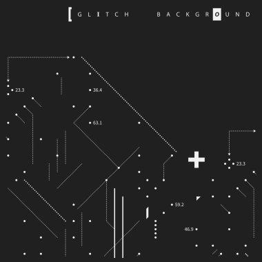 Aksaklık metin arka plan basit tasarım öğeleri ile. Posterler ve kapaklar için yararlı