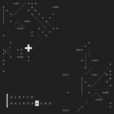 Aksaklık metin arka plan basit tasarım öğeleri ile. Posterler ve kapaklar için yararlı