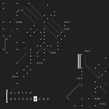 Aksaklık metin arka plan basit tasarım öğeleri ile. Posterler ve kapaklar için yararlı