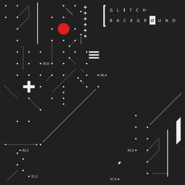 Aksaklık metin arka plan basit tasarım öğeleri ile. Posterler ve kapaklar için yararlı