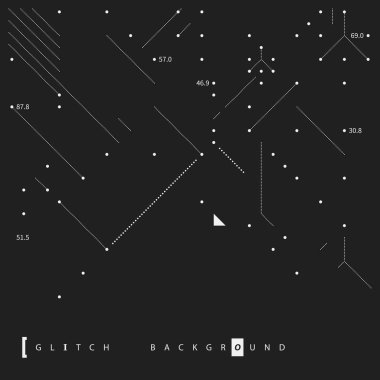 Aksaklık metin arka plan basit tasarım öğeleri ile. Posterler ve kapaklar için yararlı