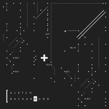Aksaklık metin arka plan basit tasarım öğeleri ile. Posterler ve kapaklar için yararlı