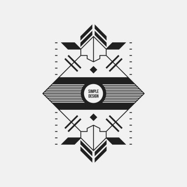 Beyaz arka plan üzerinde fütüristik tasarım öğesi. Siyah ve beyaz renkler. Poster olarak yararlı veya yazdırma.