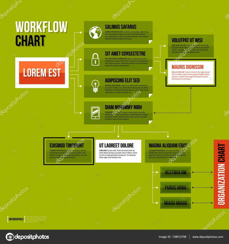 Flat Org Chart Template