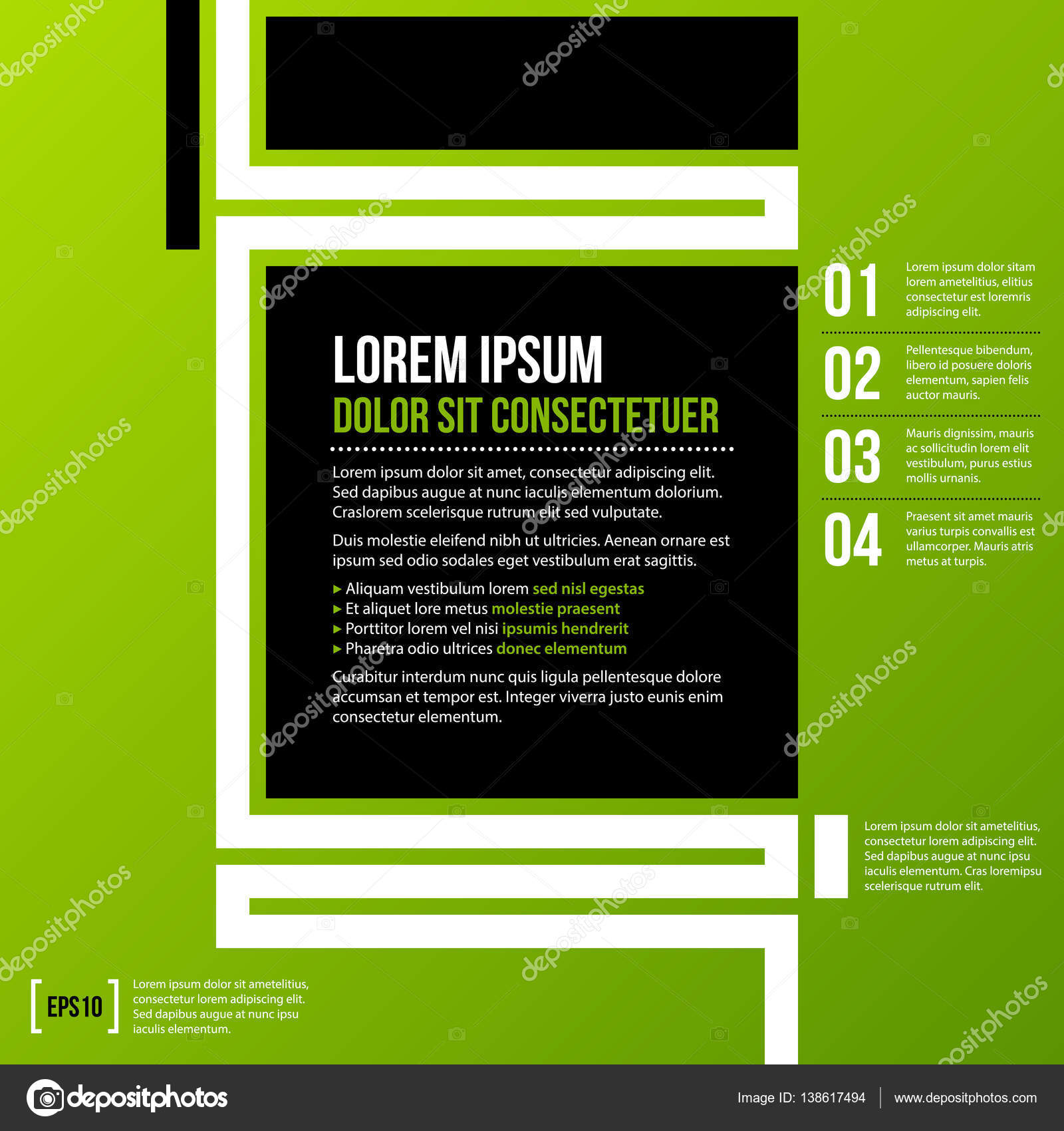 Text background template. Useful for covers, presentations and web