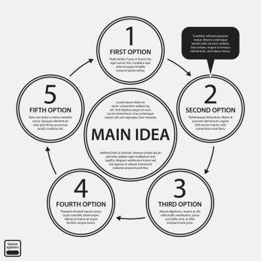 Beyaz arka plan üzerinde kurumsal tasarım şablonu. Reklam, sunumlar ve web tasarımı için yararlı.