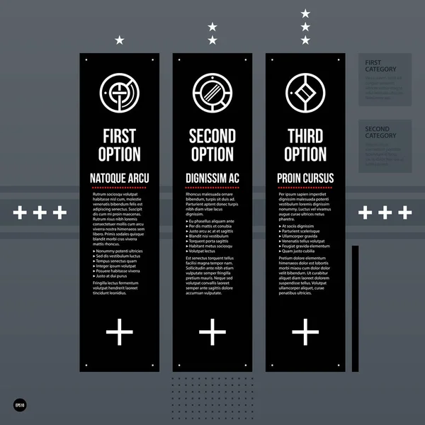 Futuristische corporate web ontwerpsjabloon. Nuttig voor presentaties of reclame. — Stockvector