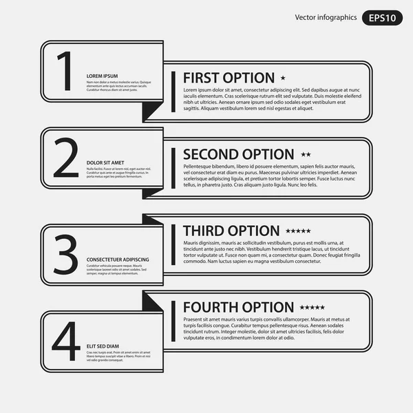 Modello di design aziendale su sfondo bianco. Utile per pubblicità, presentazioni e web design . — Vettoriale Stock