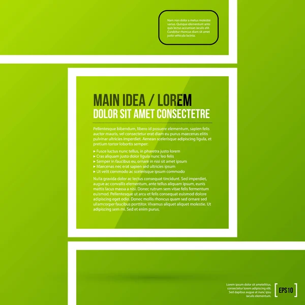 Modello di sfondo del testo. Utile per copertine, presentazioni e web design . — Vettoriale Stock