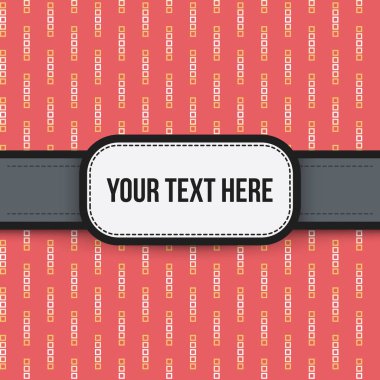 Metin arka planı renkli pixelated desenli. Sunumlar, reklam ve scrapbooking için yararlı.