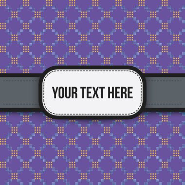 Metin arka planı renkli pixelated desenli. Sunumlar, reklam ve scrapbooking için yararlı.