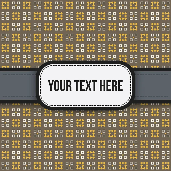 Tekst tło z wzorem kolorowe piksele. Przydatne w przypadku prezentacji, reklamy i strony www. — Wektor stockowy