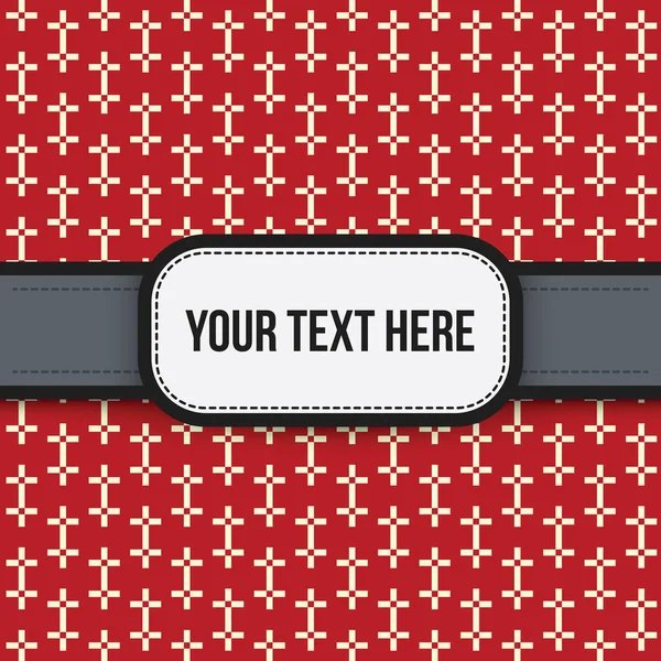 Text Hintergrund mit bunten pixeligen Muster. nützlich für Präsentationen, Werbung und Webdesign. — Stockvektor