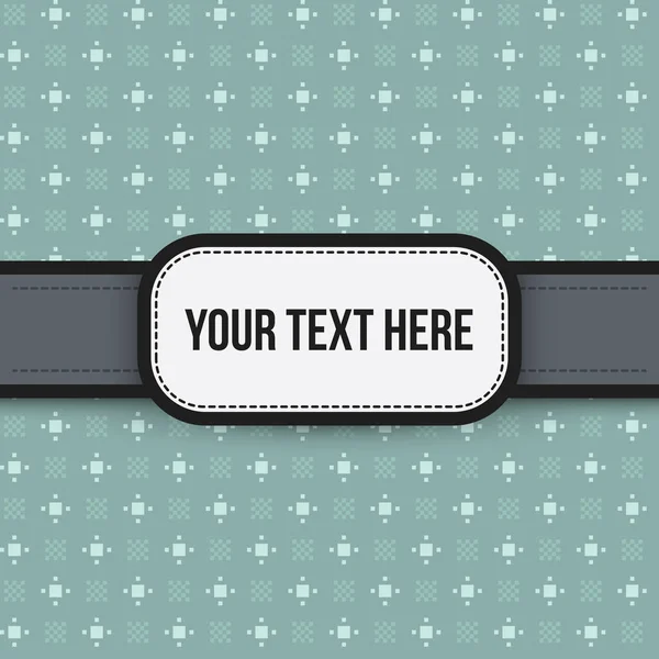 Text Hintergrund mit bunten pixeligen Muster. nützlich für Präsentationen, Werbung und Scrapbooking. — Stockvektor