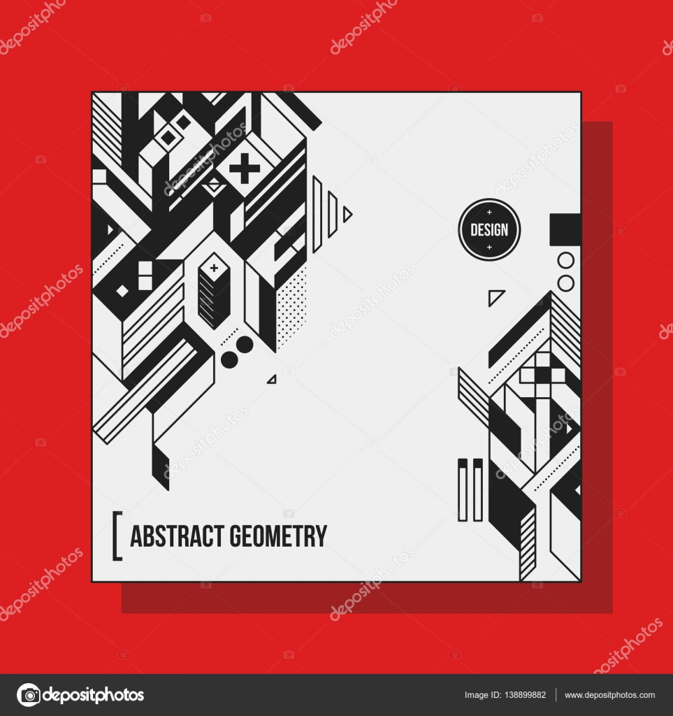 Square Background Design Template With Abstract Geometric Elements Useful For Cd Covers Advertising And Posters Vector Image By C Miaou Miaou Vector Stock
