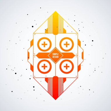 Beyaz arka plan üzerinde renkli gradyan ile fütüristik tasarım öğesi. Poster olarak yararlı veya yazdırma.