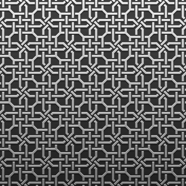 Gümüş/Platin Metalik arka plan geometrik desenli. Zarif lüks stil.