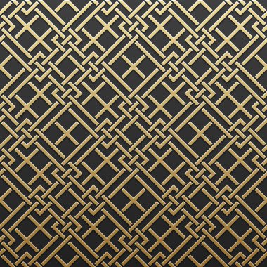 Geometrik desenli altın metalik arka plan. Zarif lüks stil.