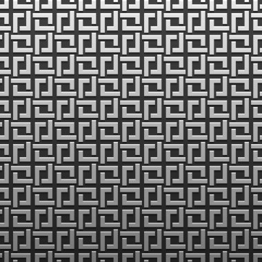 Gümüş/Platin Metalik arka plan geometrik desenli. Zarif lüks stil.