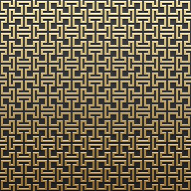 Geometrik desenli altın metalik arka plan. Zarif lüks stil.