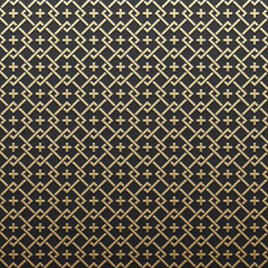 Geometrik desenli altın metalik arka plan. Zarif lüks stil.