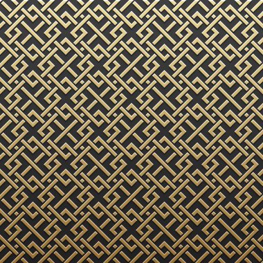 Geometrik desenli altın metalik arka plan. Zarif lüks stil.