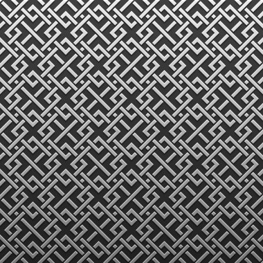 Gümüş/Platin Metalik arka plan geometrik desenli. Zarif lüks stil.