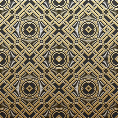 Geometrik desenli altın metalik arka plan. Zarif lüks stil.