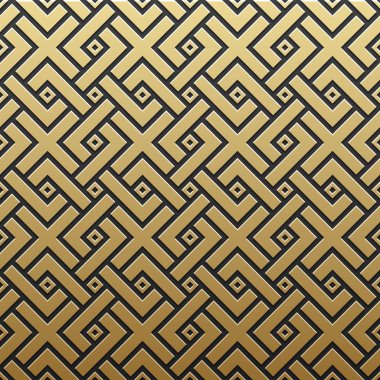 Geometrik desenli altın metalik arka plan. Zarif lüks stil.