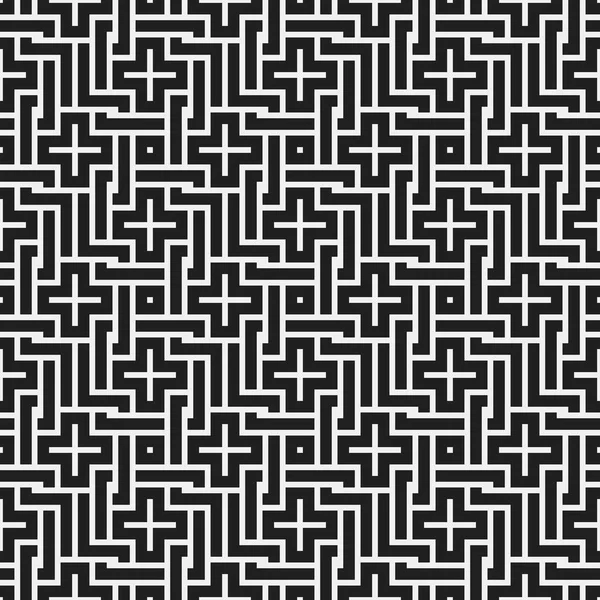 Geometrik öğelerle tek renkli seamless modeli. Yararlı web arka plan, tekstil, ambalaj için.