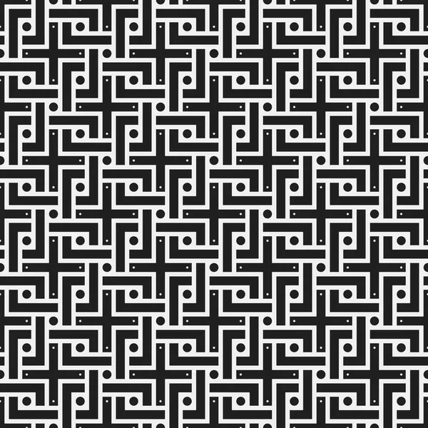 Geometrik öğelerle tek renkli seamless modeli. Yararlı web arka plan, tekstil, ambalaj için.