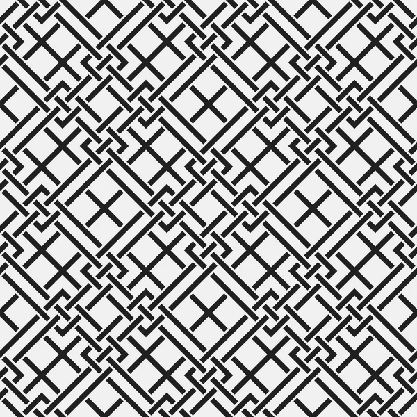 Geometrik öğelerle tek renkli seamless modeli. Yararlı web arka plan, tekstil, ambalaj için.