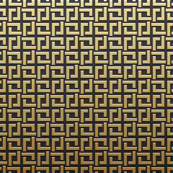 Geometrik desenli altın metalik arka plan. Zarif lüks stil. — Stok Vektör